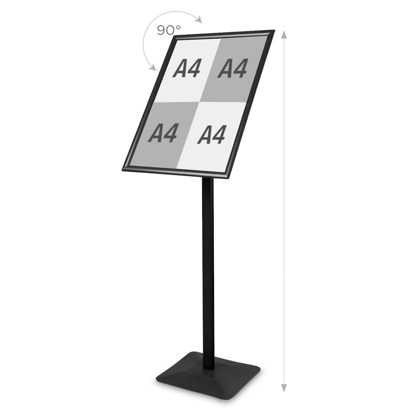Menu / Info Stand Premium Black A2 PrintCenter.ro Shop