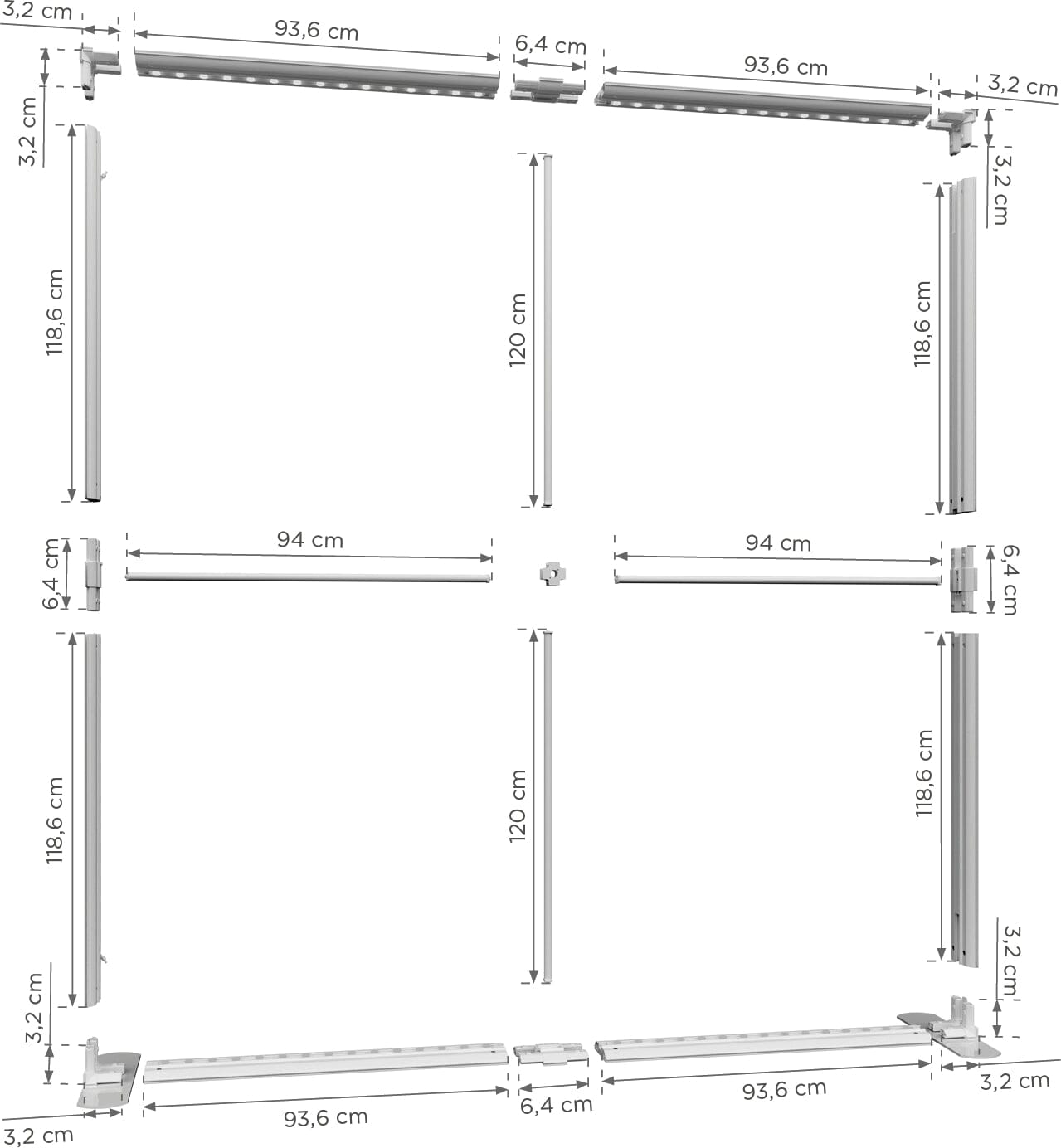 Caseta luminoasă LED 200x250 cm PrintCenter.ro Shop 