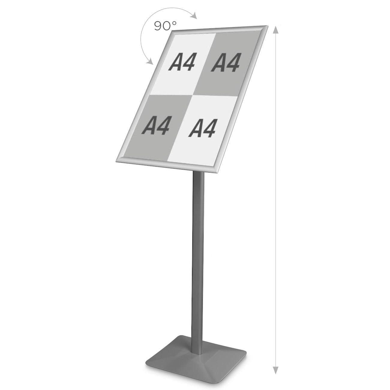 Menu / Info Stand Premium Silver A2 PrintCenter.ro Shop