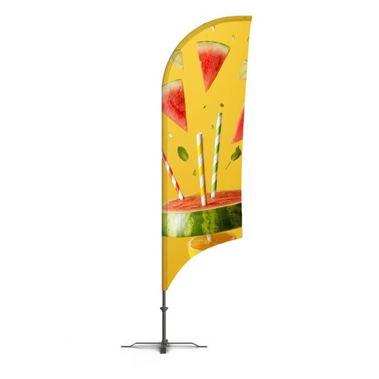 Dropflag mit Druck XL